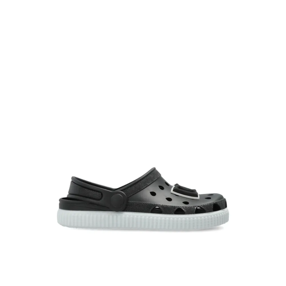 Sandaler^Dolce & Gabbana Rubber Slip-Ons with DG Logo Sort