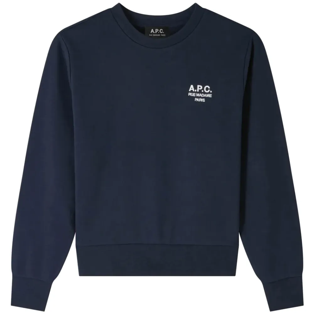 Sweatshirts<A.P.C. Rue Madame Sweatshirt Blå