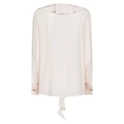 Bluser & Skjorter^Max Mara Studio Ruffle Collar Silkebluse Pink