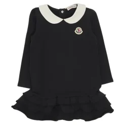 Kjoler & Nederdele^Moncler Ruffle Kjole i Bomuld Blå