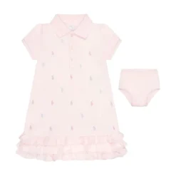 Bodystocking & Sæt^Polo Ralph Lauren Ruffled Collar Polo Dress Pink