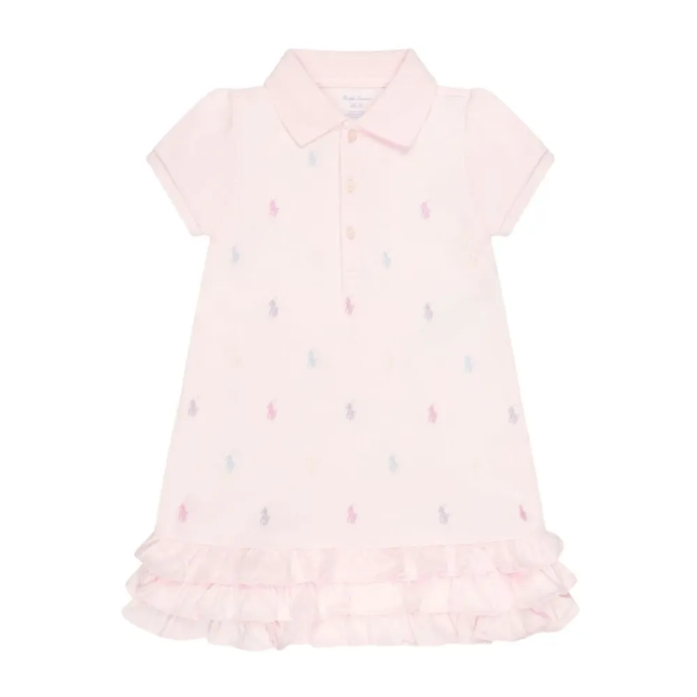 Bodystocking & Sæt^Polo Ralph Lauren Ruffled Collar Polo Dress Pink