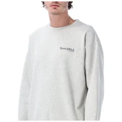 Trøjer|Sweatshirts<Sporty & Rich Run Club Crewneck Grå
