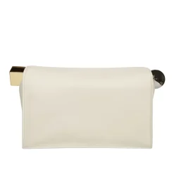 Clutch^Jacquemus Rund Firkantet Clutch Taske Beige