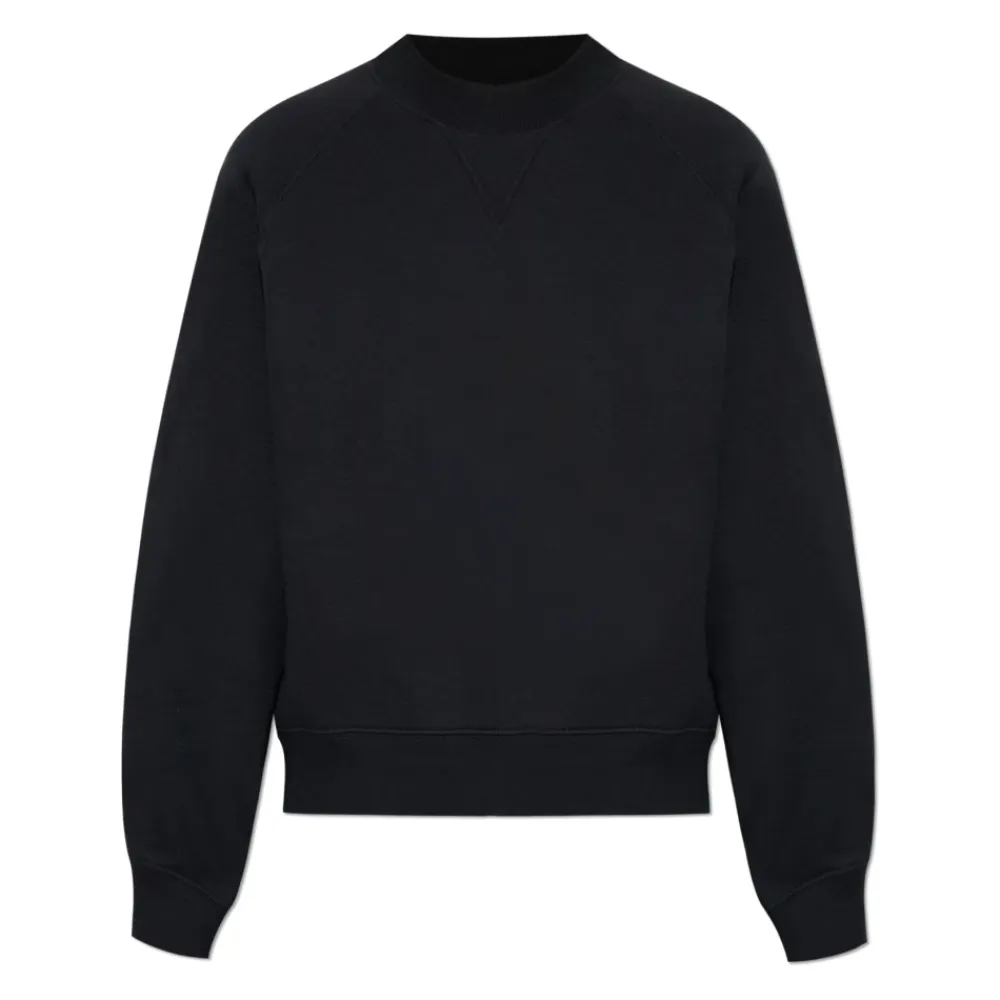 Sweatshirts^Victoria Beckham Rund hals sweatshirt Sort