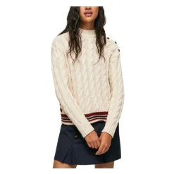 Striktrøjer & Sweatere<Pepe Jeans Rundhalset strik Beige