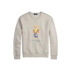 Trøjer|Sweatshirts^Polo Ralph Lauren Rundhalset striktrøje Beige