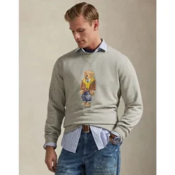 Trøjer|Sweatshirts^Polo Ralph Lauren Rundhalset striktrøje Beige