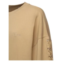 Sweatshirts^ROTATE Birger Christensen Rundhalset sweatshirt Beige