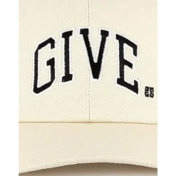 Huer & Kasketter^Givenchy Rundkronet hat med buet skygge Beige