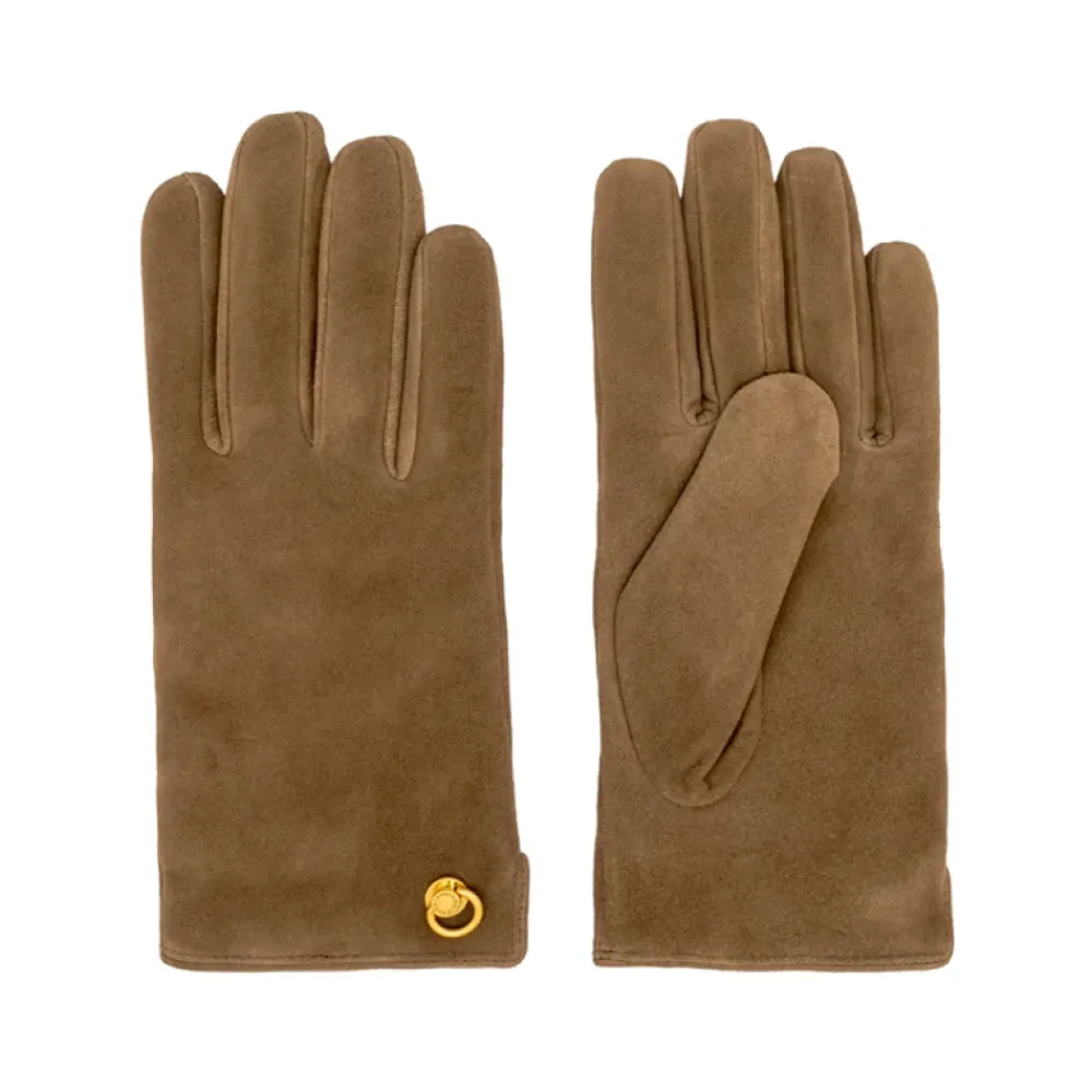 Handsker<Gianni Chiarini Ruskindshandsker Brun