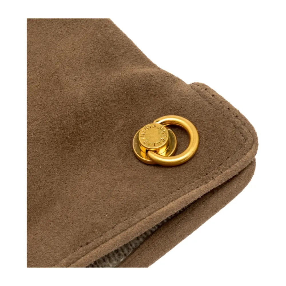 Handsker<Gianni Chiarini Ruskindshandsker Brun