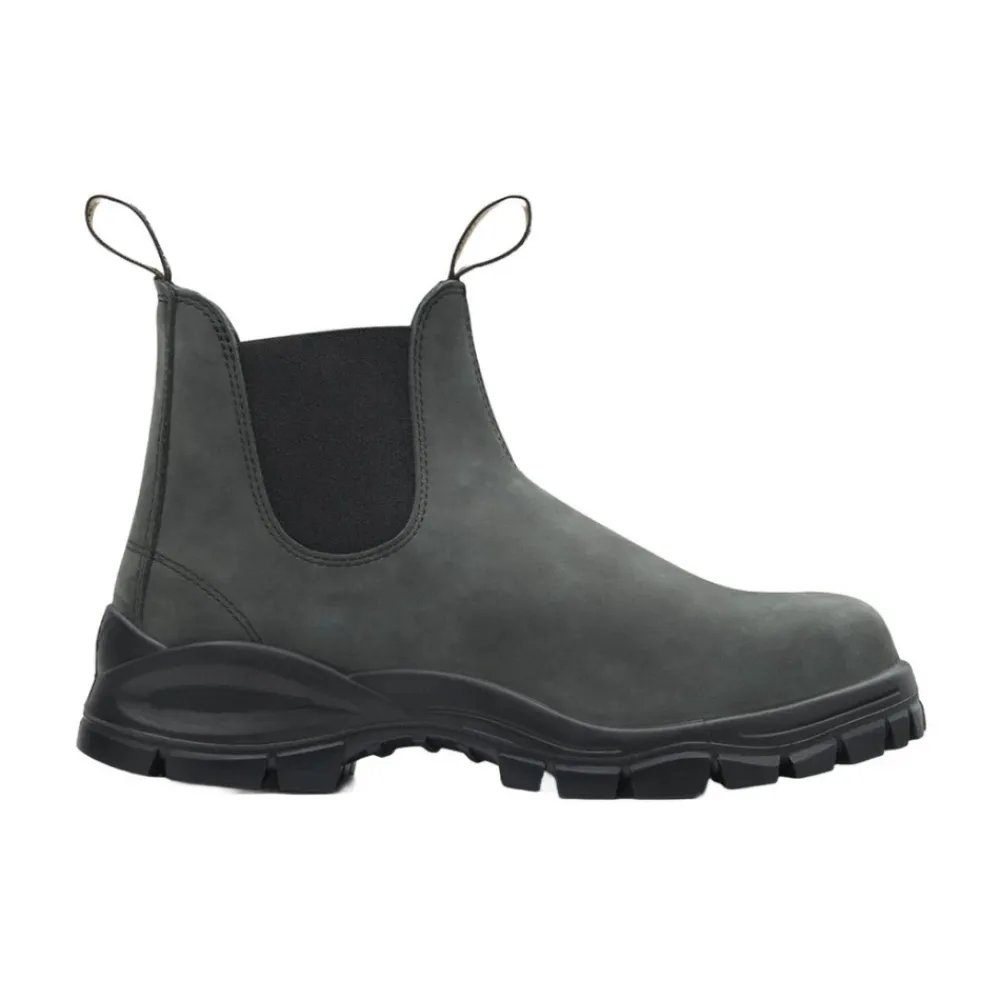 Chelsea Boots<Blundstone Rustikke Unisex Læderstøvler Sort