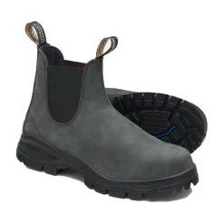 Chelsea Boots<Blundstone Rustikke Unisex Læderstøvler Sort