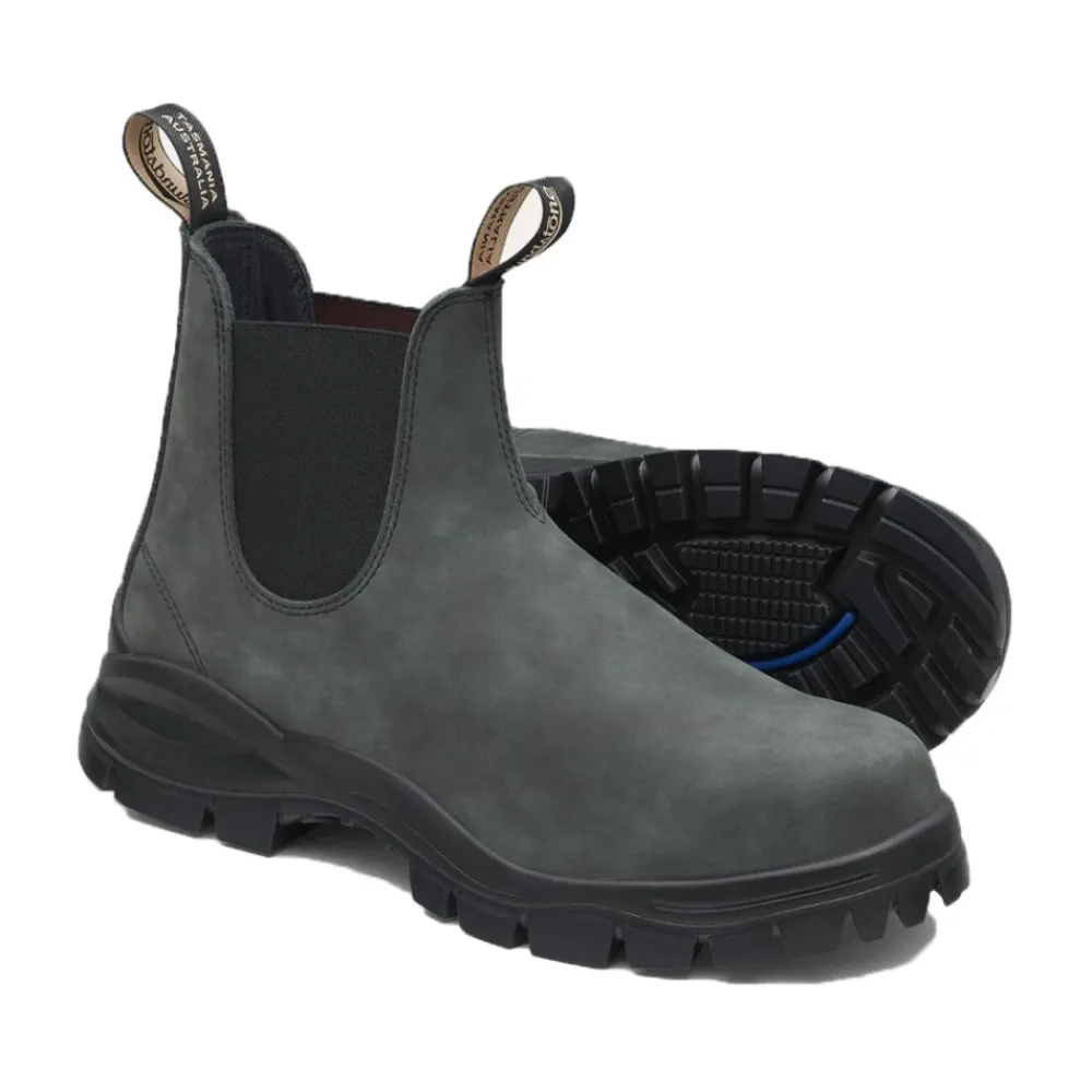Chelsea Boots<Blundstone Rustikke Unisex Læderstøvler Sort