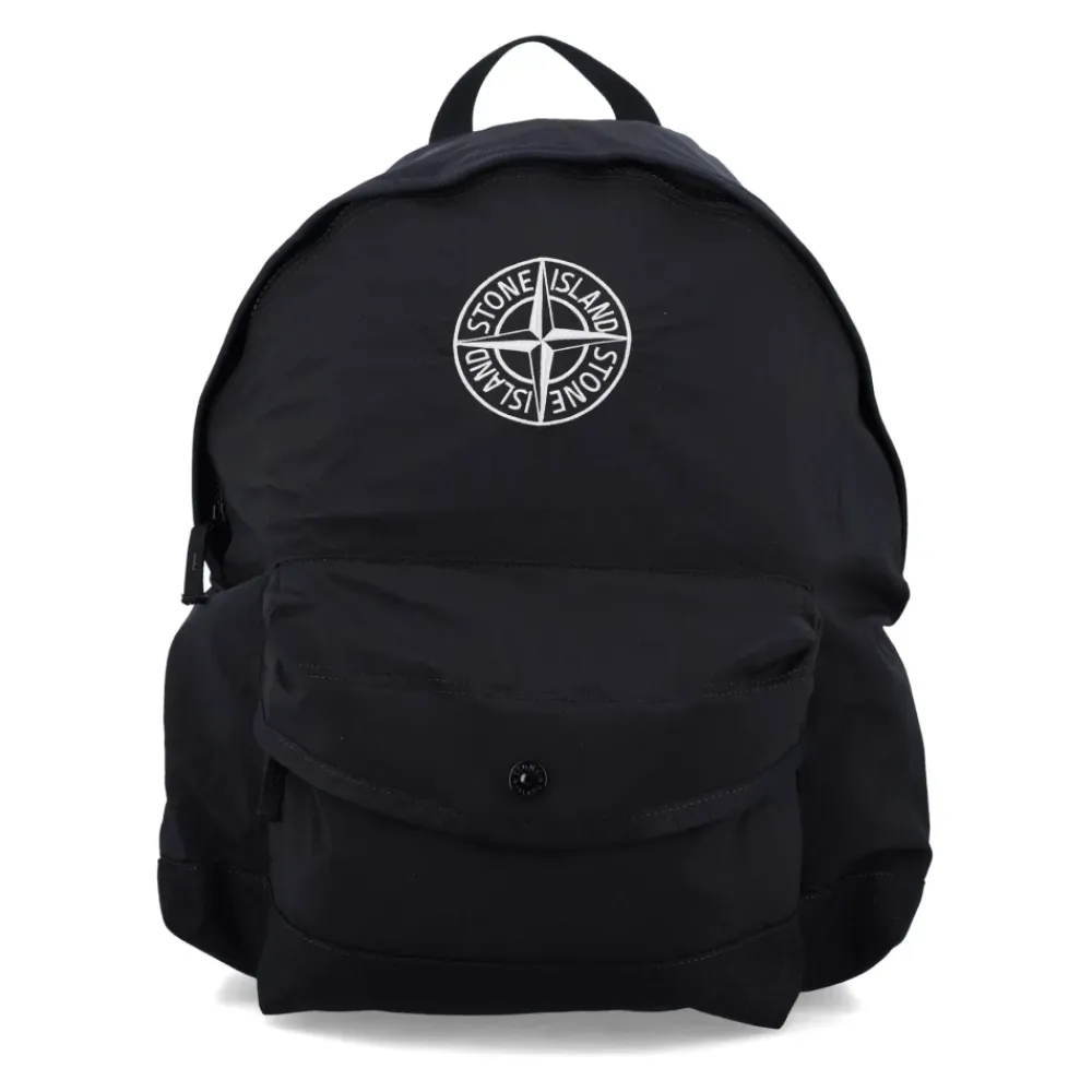Tasker<Stone Island Rygsæk med polstrede stropper og lommer Sort
