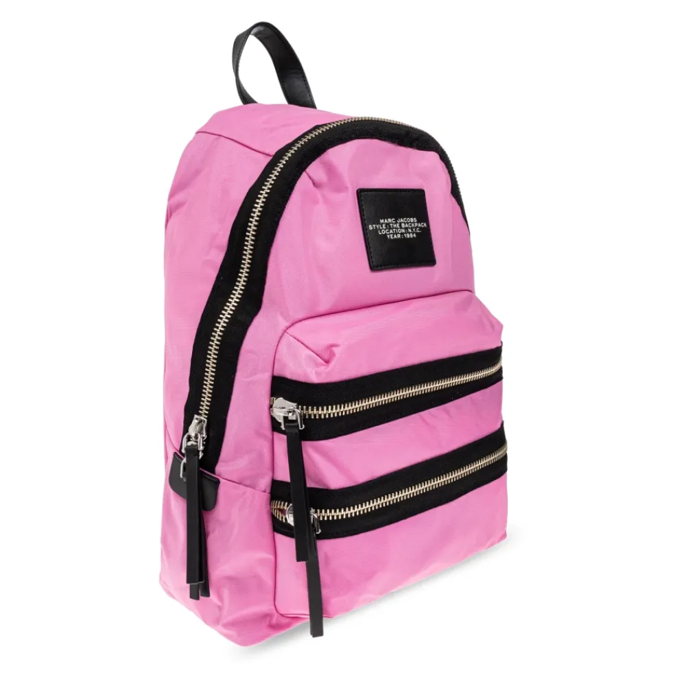 Rygsække<Marc Jacobs Rygsæk The Biker Medium Pink