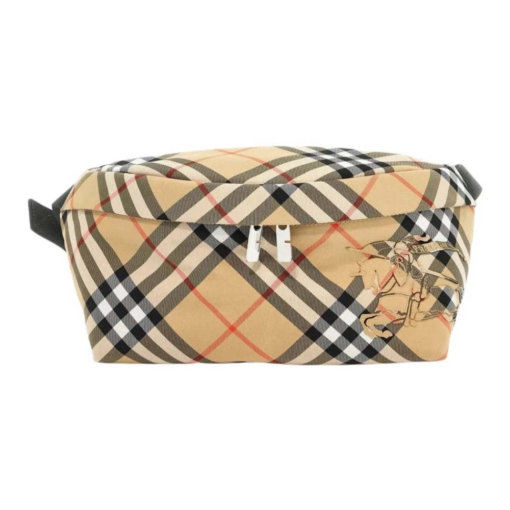 Tasker|Bæltetasker<Burberry Rytter Check Marsupial Taske Beige