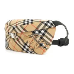 Tasker|Bæltetasker<Burberry Rytter Check Marsupial Taske Beige