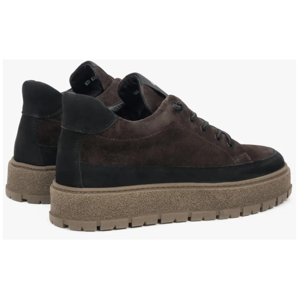 Vinterstøvler^Estro Saddle Brown High-Top Sneakers Brun