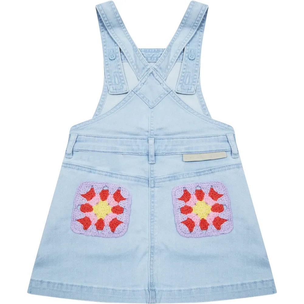 Kjoler & Nederdele^Stella McCartney Salopette Denim con Dett Ricamato Blå