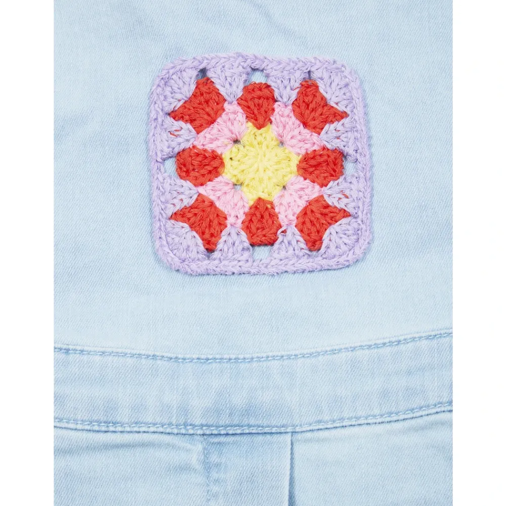Kjoler & Nederdele^Stella McCartney Salopette Denim con Dett Ricamato Blå