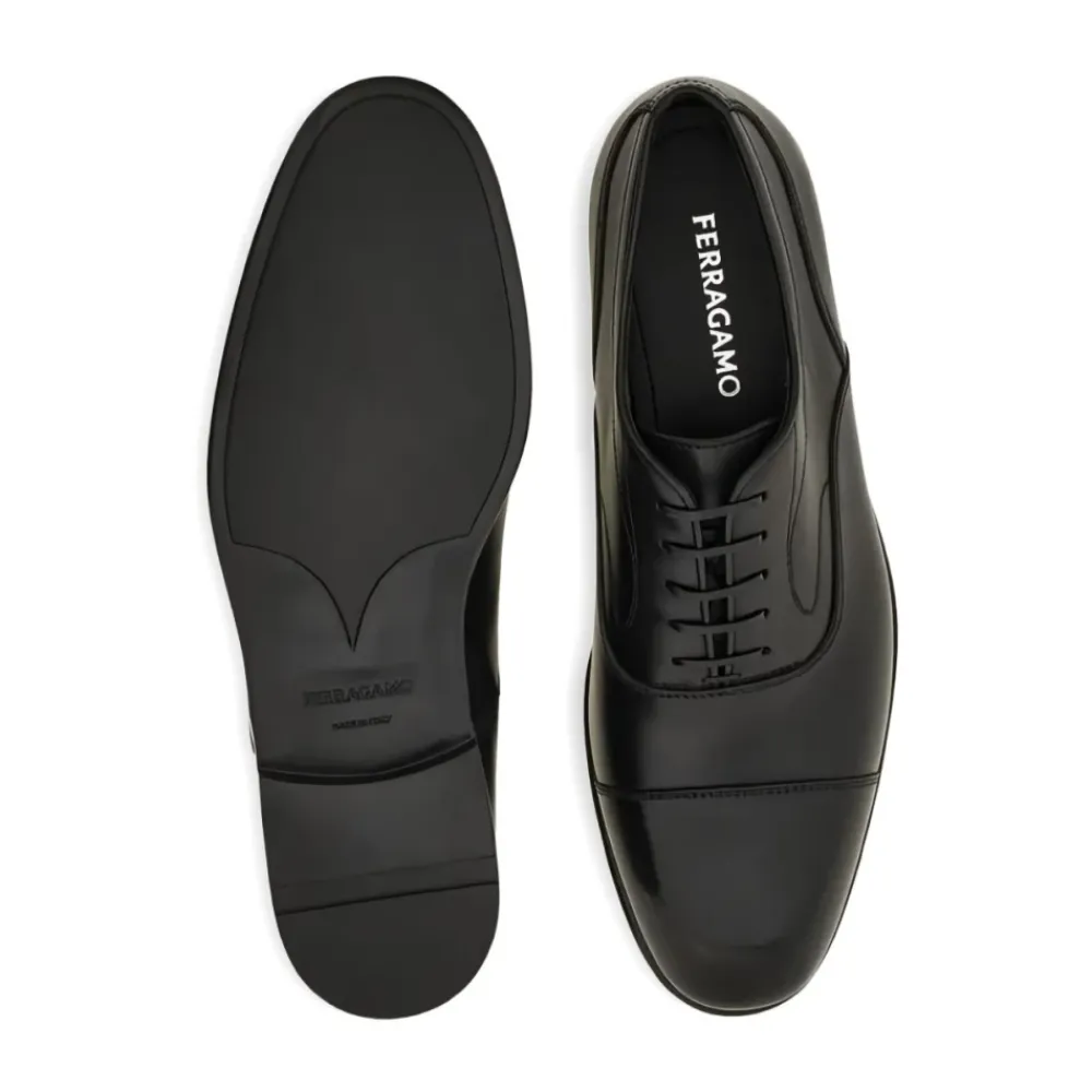 Pæne Sko^Ferragamo Salvatore Ballerina sko Sort