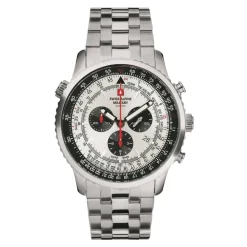 Ure^Swiss Alpine Military 7078.9132SAM Chronograph Grå