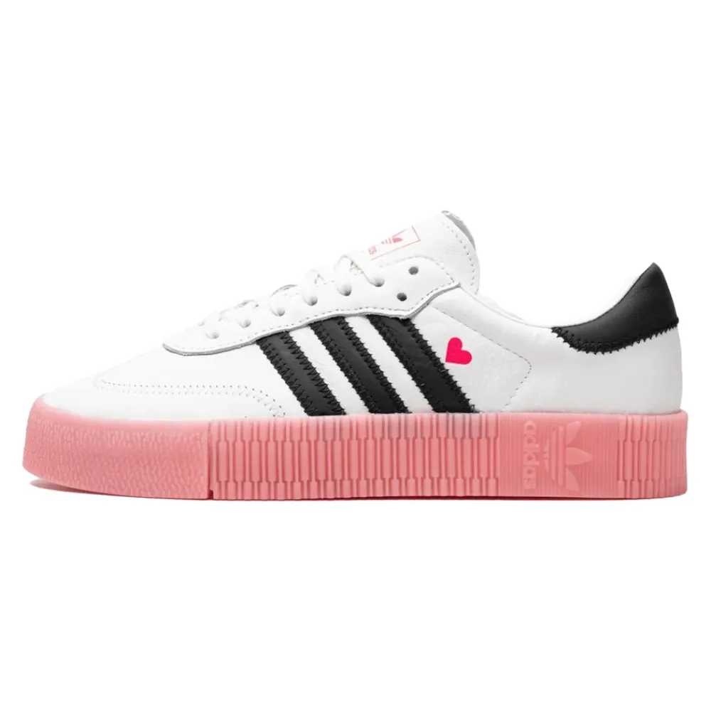 Sneakers<Adidas Sambarose Valentine Romantiske Platform Sneakers Hvid