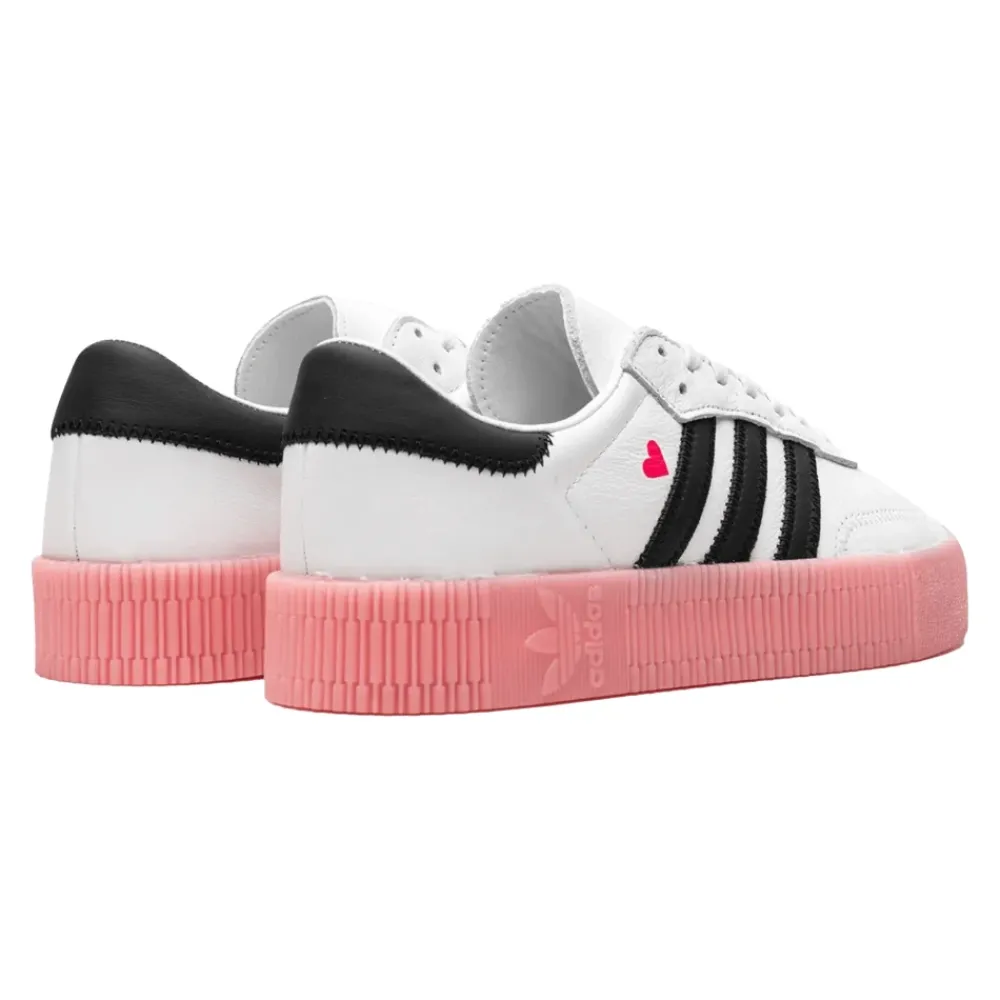 Sneakers<Adidas Sambarose Valentine Romantiske Platform Sneakers Hvid