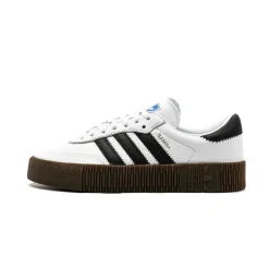Sneakers^Adidas Sambarose White Black Gum Sneakers Sort