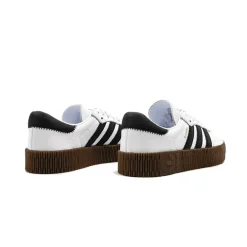 Sneakers^Adidas Sambarose White Black Gum Sneakers Sort