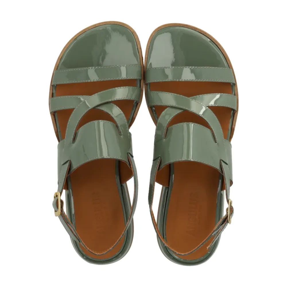 Sandaler^Angulus Sandal med ankelrem Grøn
