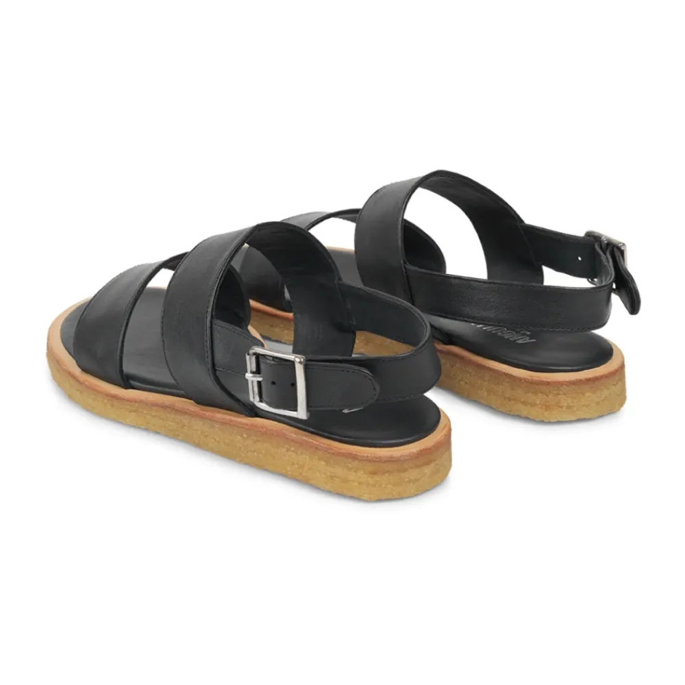 Sandaler<Angulus Sandal med spænde, 5452 Sort