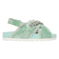 Sandaler^Mou Sandaler med denim-effekt Grøn