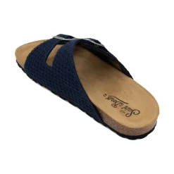 Sandaler^MC2 Saint Barth Sandaler med korkindlæg og justerbare remme Blå