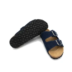 Sandaler^MC2 Saint Barth Sandaler med korkindlæg og justerbare remme Blå