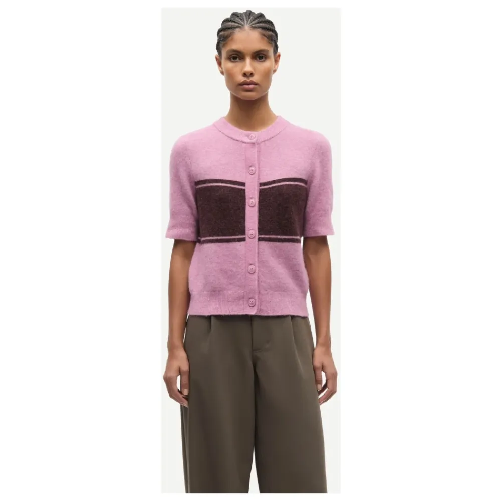 Striktrøjer & Sweatere^Samsøe Samsøe Sanoura Cardigan Pink