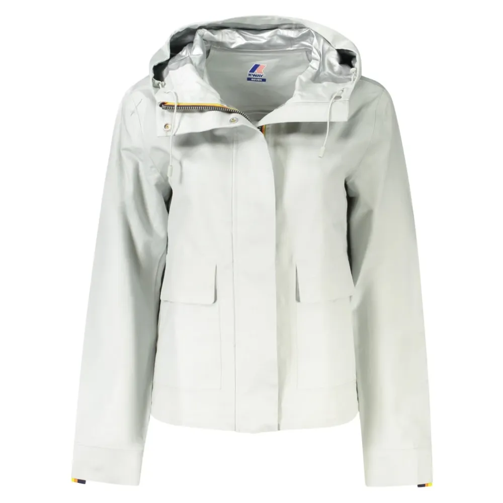 Regntøj^K-Way Sarthe Hooded Jacket Grå