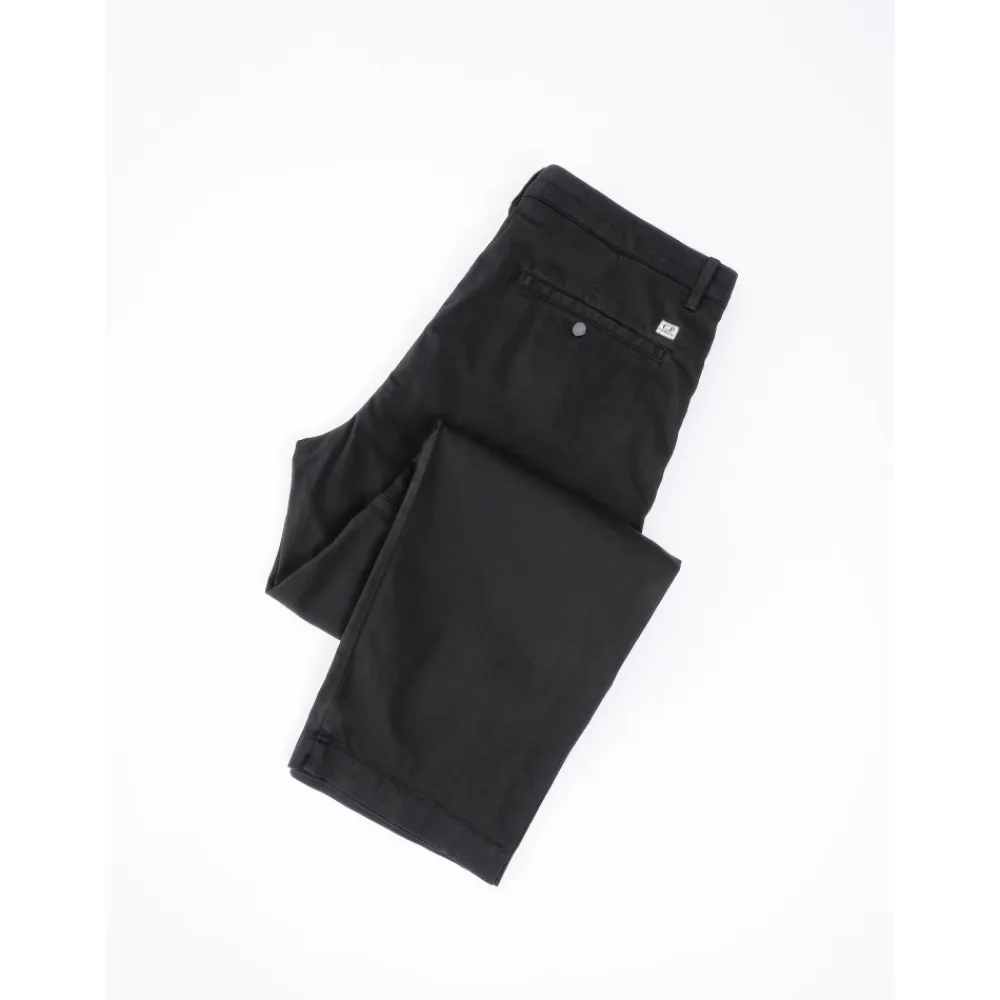 Bukser^C.P. Company Sateen Regular Bukser Sort