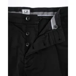 Bukser^C.P. Company Sateen Regular Bukser Sort