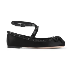 Ballerina Sko^Valentino Garavani Satin Ballerinaer Sort
