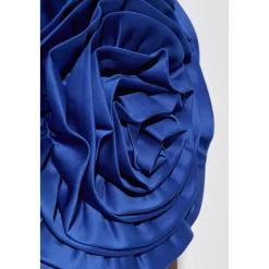 Nederdele<ROTATE Birger Christensen Satin Big Flower Skirt Blå