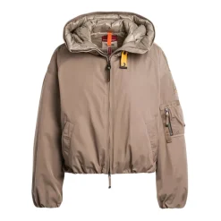 Jakker<Parajumpers Satin Oversize Bomberjakke med Dun Brun