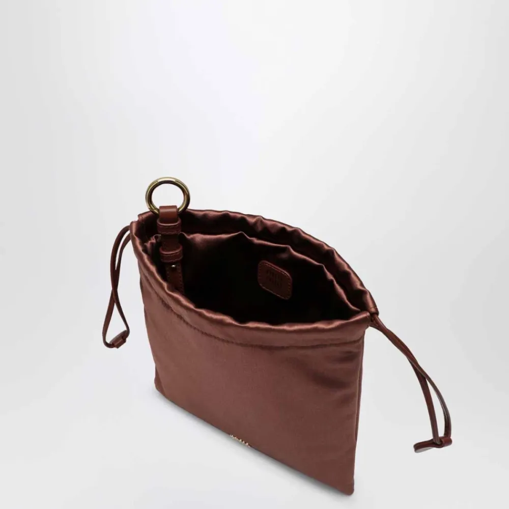 Toilettasker^Miu Miu Satinpose Brun