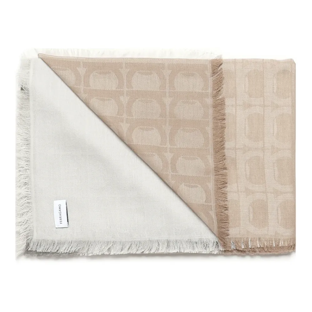 Halstørklæder Og Tørklæder<Ferragamo Scarf Beige