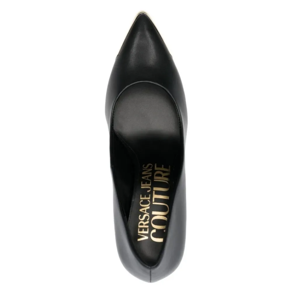 Pumps|Stiletter^Versace Jeans Couture Scarlett Lædersko Sort