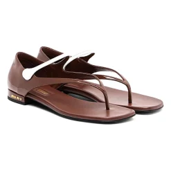 Sandaler^Miu Miu Scarpa Sandal Brun