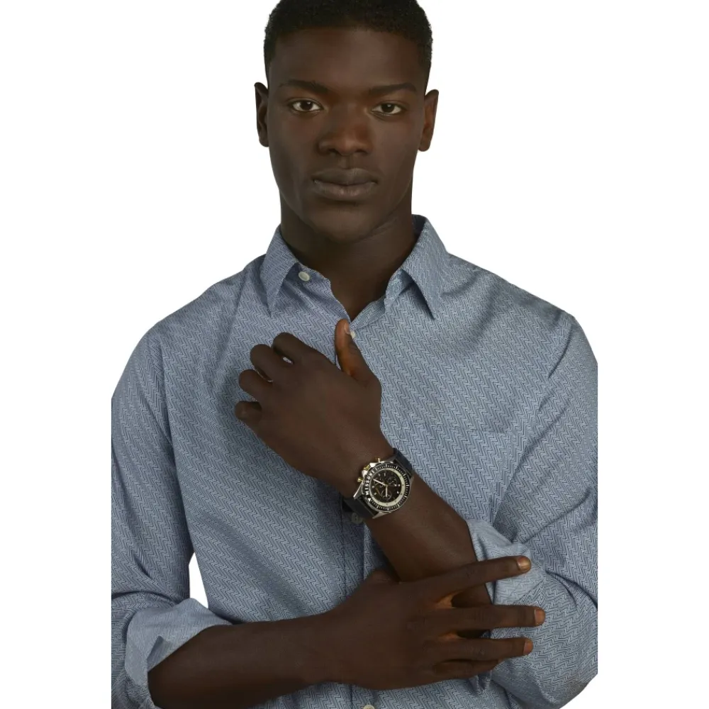 Ure<Missoni Schweizisk Chronograph Sporty Elegance Watch Sort