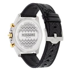 Ure<Missoni Schweizisk Chronograph Sporty Elegance Watch Sort